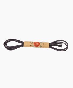Round Waxed Cotton Laces | Black