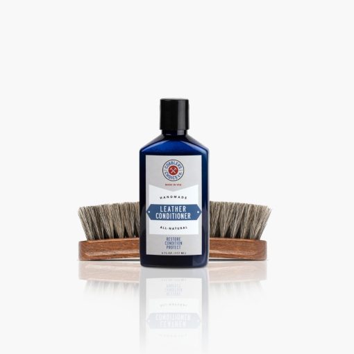 Cobbler's Choice Leather Cleaner + Brush Bundle