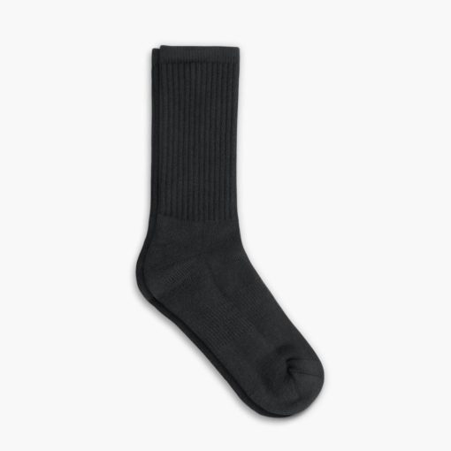 Women's Cotton Crew Sock | Black