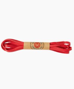 Flat Waxed Cotton Laces | Blue