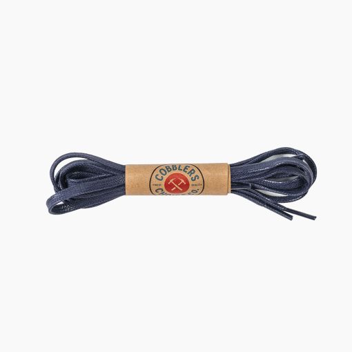 Flat Waxed Cotton Laces | Brown