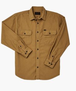Filson Field Flannel Shirt | Cobalt Blue Black
