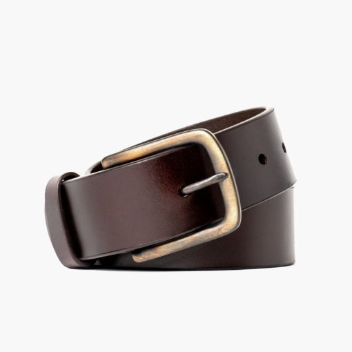 Men's Heritage Leather Belt | Black Matte