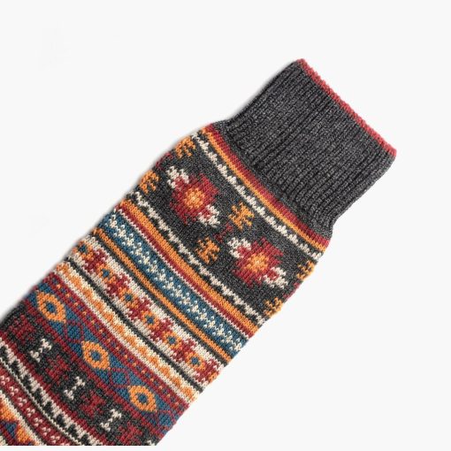 Men's Sodello Norwegian Sock | Heather Grey - Image 2