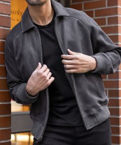 Major League Jacket | Blue Textured