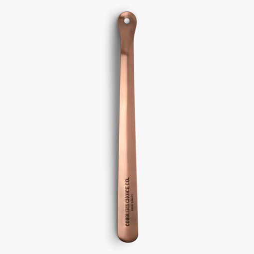 Cobbler's Choice 16" Metal Shoe Horn | Brushed Brass