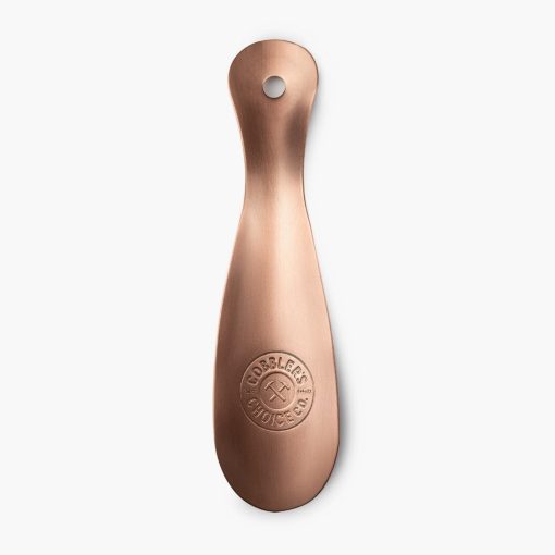 Cobbler's Choice Metal Shoe Horn | Brushed Brass