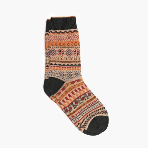 Women's Sodello Geo Sock | Burnt Crimson