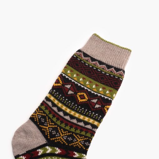 Women's Sodello Geo Sock | Taupe - Image 2