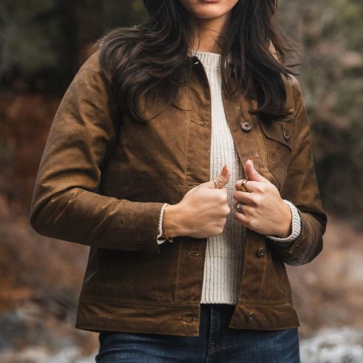 Waxed Canvas Field Jacket | Black