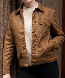 Waxed Canvas Field Jacket | Dark Olive
