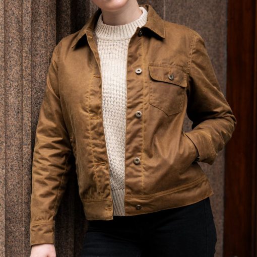 Waxed Canvas Field Jacket | Dark Olive