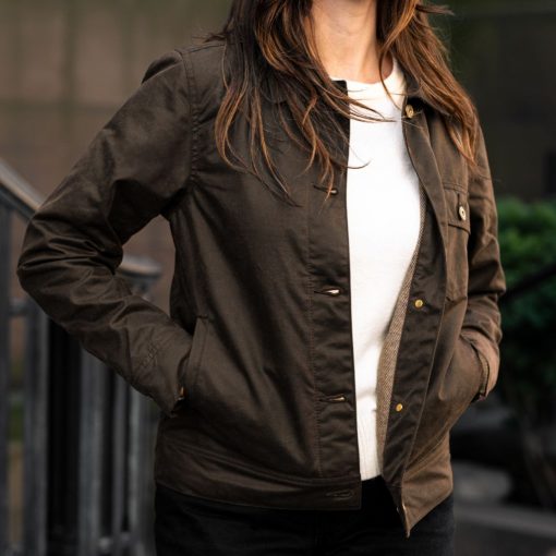Waxed Canvas Field Jacket | Coyote