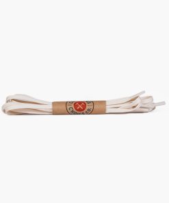 Flat Waxed Cotton Laces | Beige