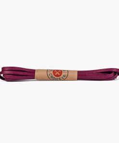 Flat Waxed Cotton Laces | Pink