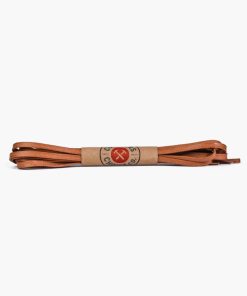 Flat Waxed Cotton Laces | Plum