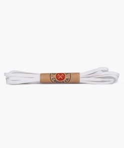 Flat Waxed Cotton Laces | Rust