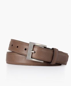 Men's Classic Leather Belt | Shadow Grey