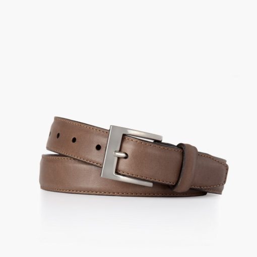 Men's Classic Leather Belt | Shadow Grey